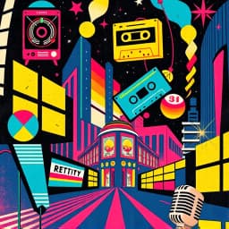 Retro Style Album Cover Generator icon