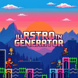 Retro Video Game Illustration Generator icon