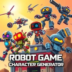 Robot Game Character Generator icon