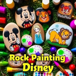 Rock Painting Ideas Disney icon