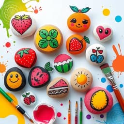 Rock Painting Ideas Food icon