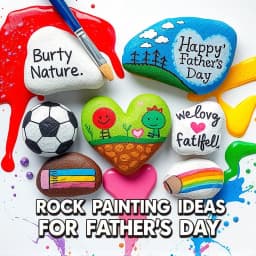 Rock Painting Ideas for Father's Day icon
