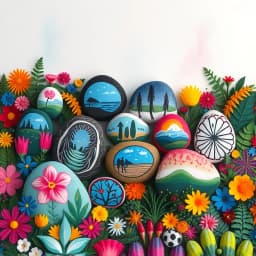 Rock Painting Landscape Ideas icon
