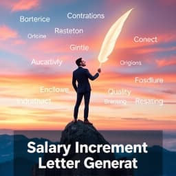 Salary Increment Request Letter Generator icon
