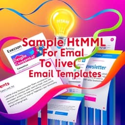 Sample HTML for Email Template icon