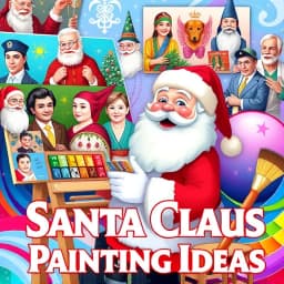 Santa Claus Painting Ideas icon