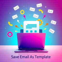 Save Email as Template icon
