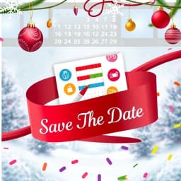 Save the Date Holiday Party Email Template icon