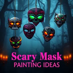Scary Mask Painting Ideas icon