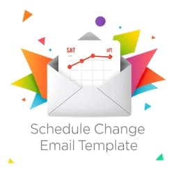 Schedule Change Email Template icon