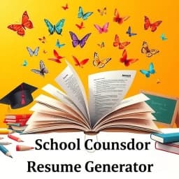 School Counselor Resume Generator icon