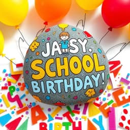 School Spirit Rock Birthday Painting Ideas icon