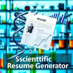 Scientific Researcher Resume Generator icon
