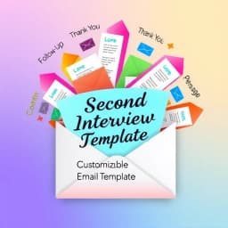 Second Interview Email Template icon