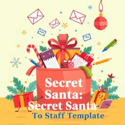 Secret Santa Email To Staff Template icon