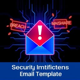 Security Incident Notification Email Template icon