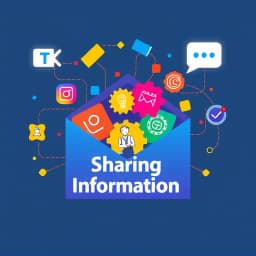 Sharing Information Email Template icon