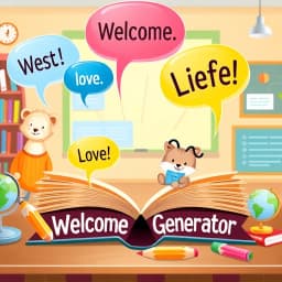Short Welcome Speech Generator for New Students icon