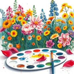 Simple Easy Flower Painting Ideas icon