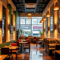 Simple Restaurant Interior Design icon