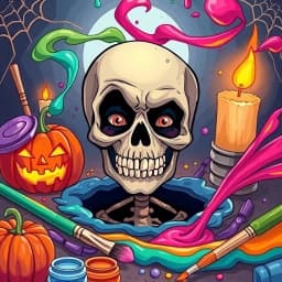 Skeleton Face Painting Ideas icon