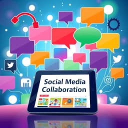 Social Media Collaboration Post Generator icon