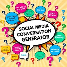 Social Media Conversation Starter Generator icon