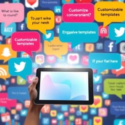 Social Media Discussion Post Generator icon