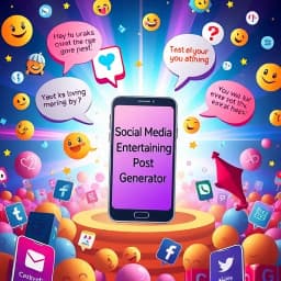 Social Media Entertaining Post Generator icon