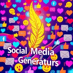 Social Media Reaction Post Generator icon