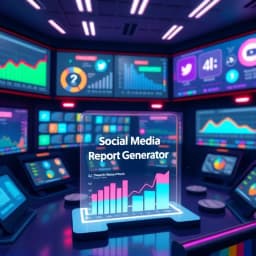 Social Media Report Generator icon