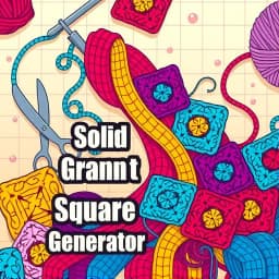 Solid Granny Square Pattern Generator icon