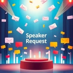 Speaker Request Email Template icon