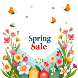 Spring Sale Email Template icon
