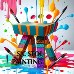 Square Stool Painting Ideas icon