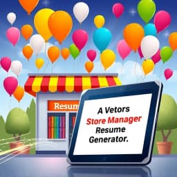 Store Manager Resume Generator icon