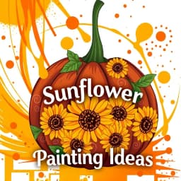 Sunflower Pumpkin Painting Ideas icon