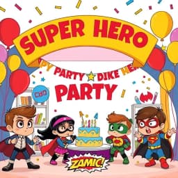 Super Hero Party Ideas icon