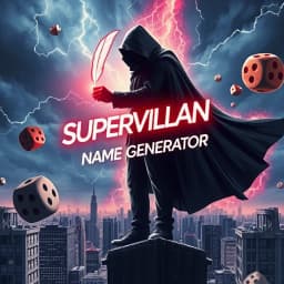 Supervillain Name Generator icon