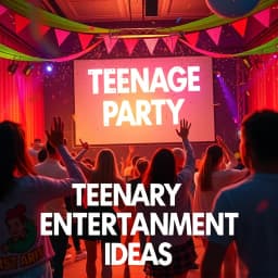 Teenage Party Entertainment Ideas icon