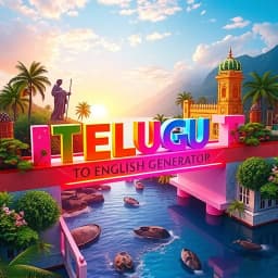 Telugu to English Generator AR8JJEM2 icon