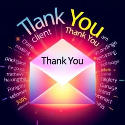 Thank You Business Email Template icon