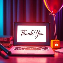 Thank You for Attending Email Template icon