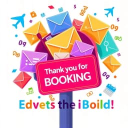 Thank You for Booking Email Template icon
