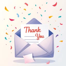 Thank You for Joining Us Email Template icon