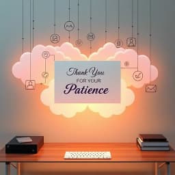 Thank You for Your Patience Email Template icon