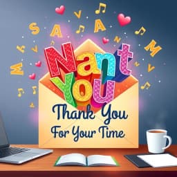 Thank You for Your Time Email Template icon