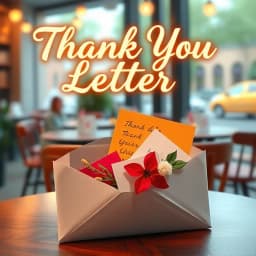 Thank You Letter Email Template icon