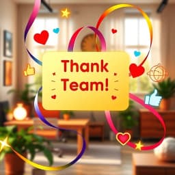 Thank You Team Email Template icon