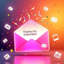 Thanks for Subscribing Email Template icon